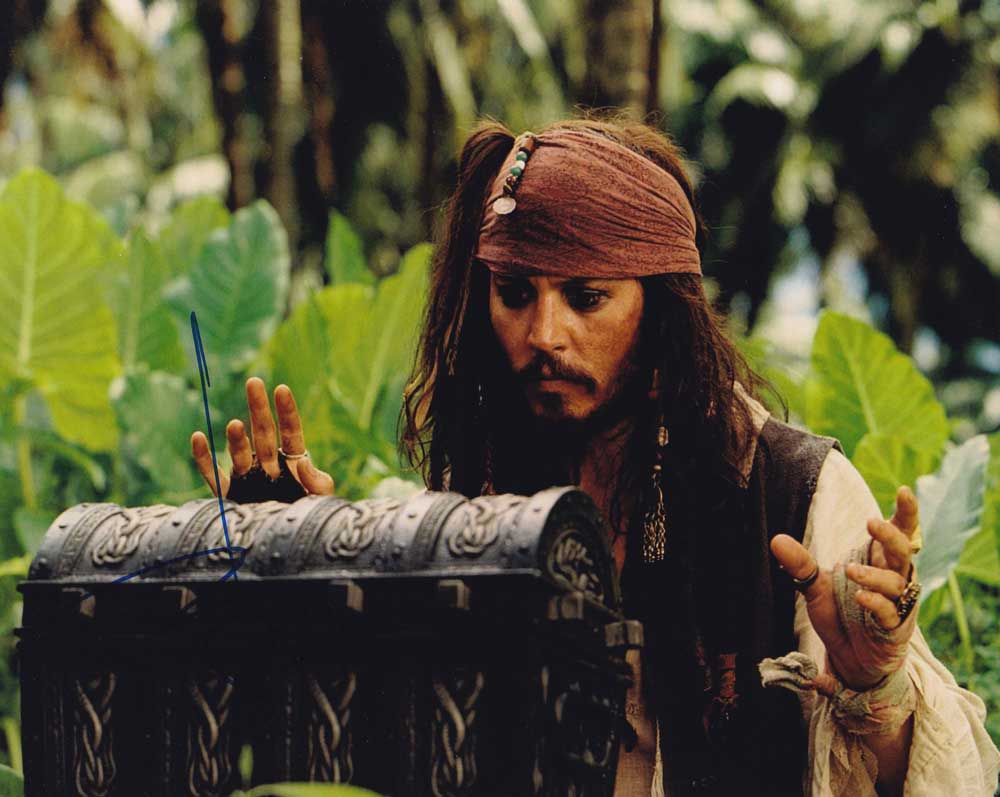 Johnny Depp in-person autographed photo