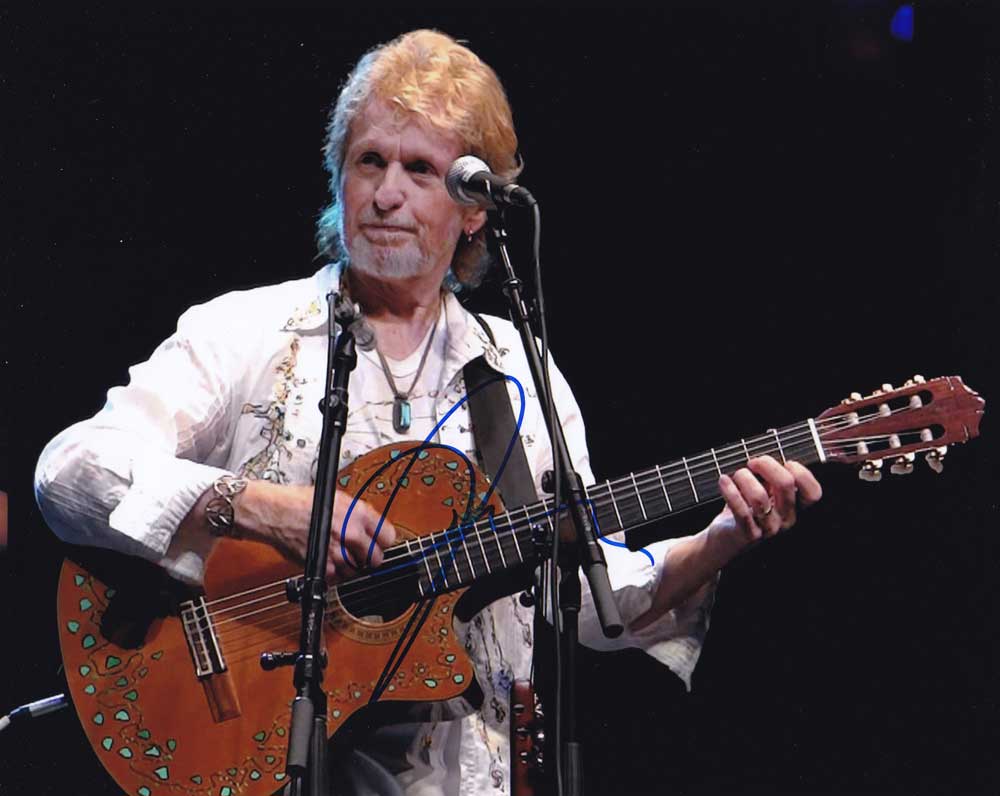 Jon Anderson in-person autographed photo