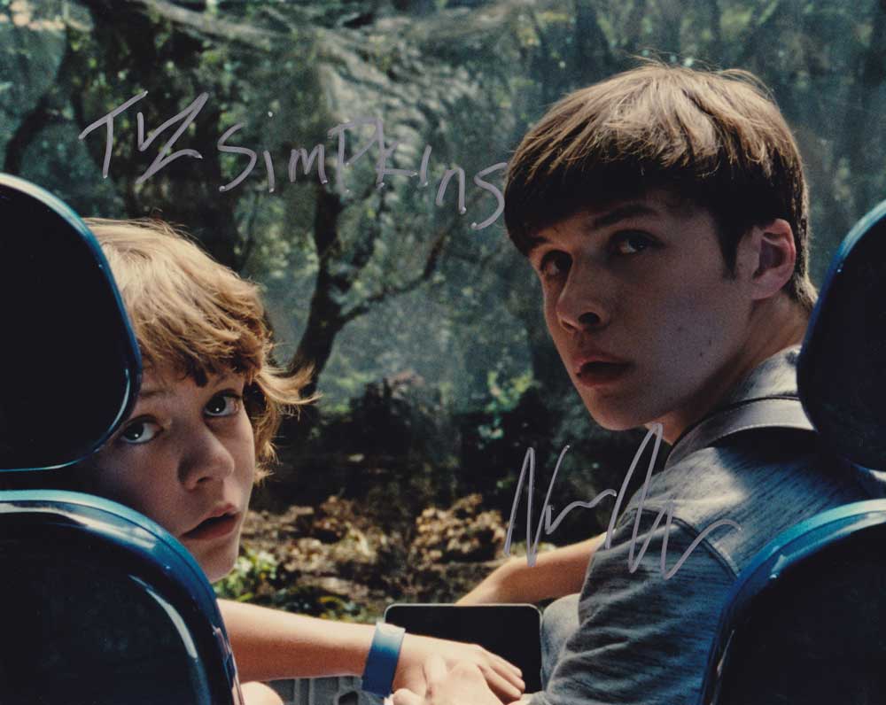 Jurassic World In-person autographed Cast Photo