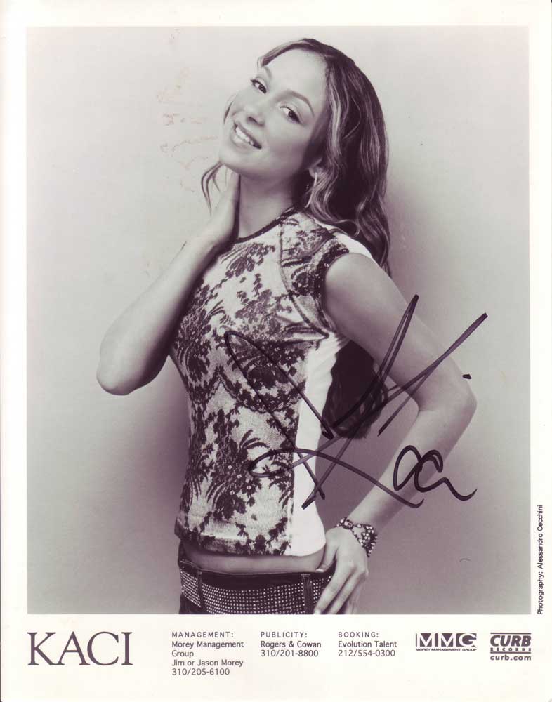 Kaci in-person autographed photo