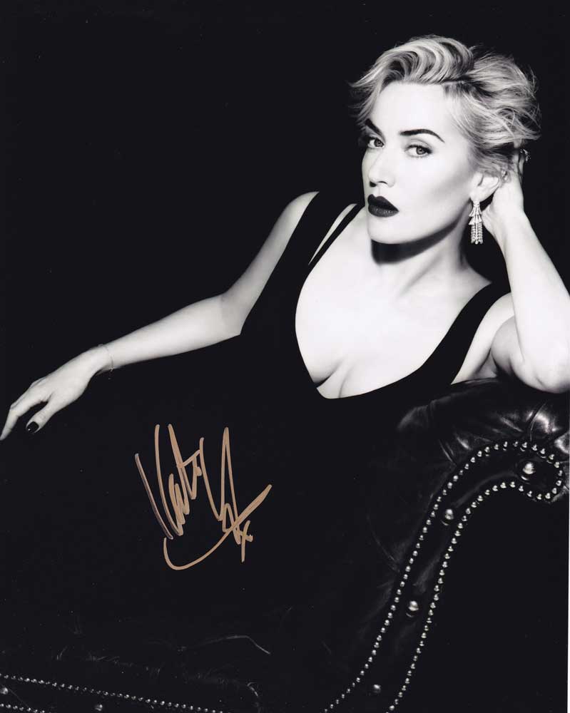 Kate Winslet in-person autographed photo