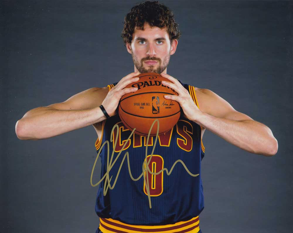 Kevin Love In-person Autographed Photo