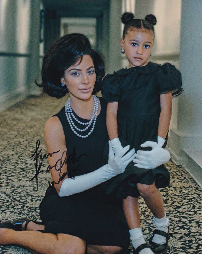 Kim Kardashian West in-person autographed photo