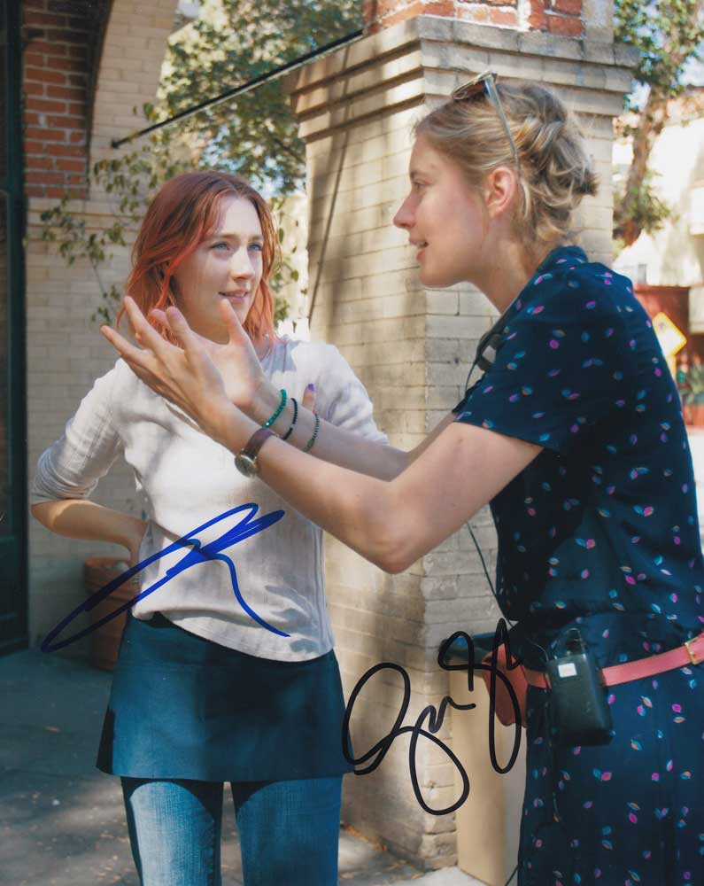 Lady Bird In-person autographed Cast Photo