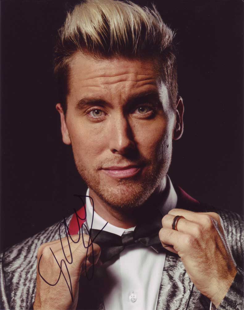 Lance Bass In-person Autographed Photo