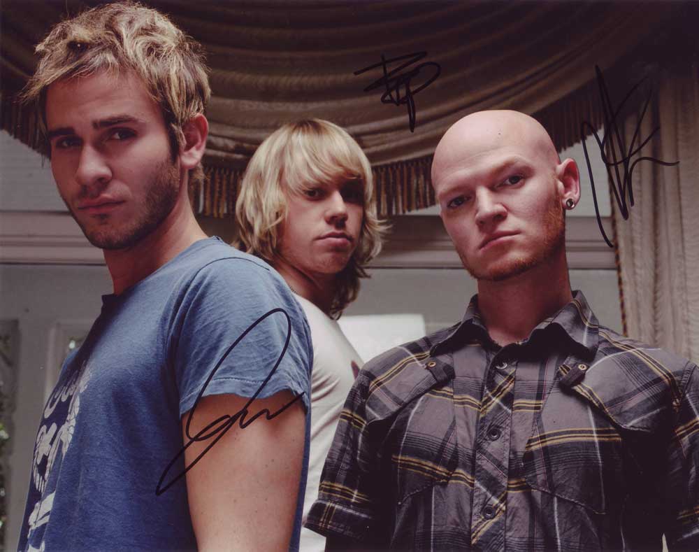 Lifehouse In-person Autographed Band Photo