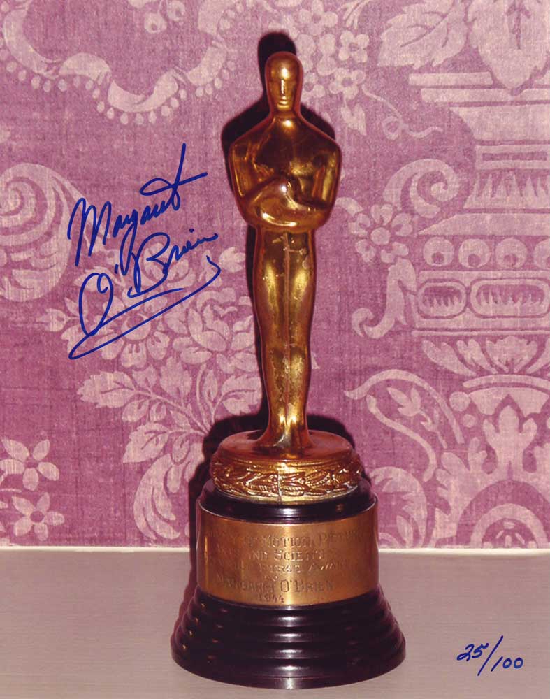 Margaret O'Brien in-person autographed limited edition Oscar