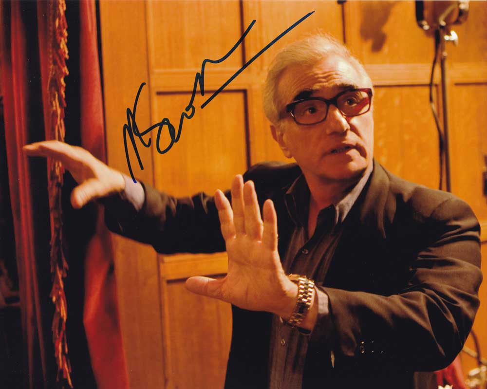Martin Scorsese in-person autographed photo