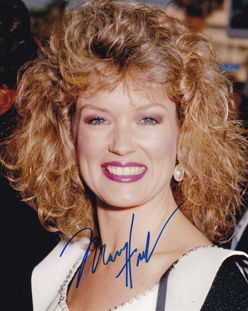Mary Hart in-person autographed photo
