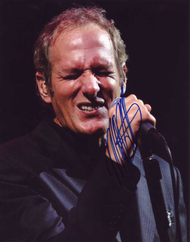 Michael Bolton in-person autographed photo