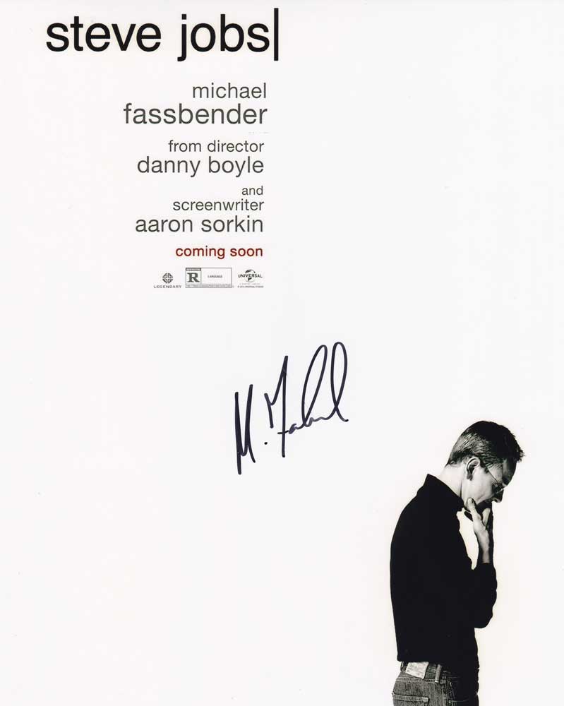 Michael Fassbender in-person autographed photo