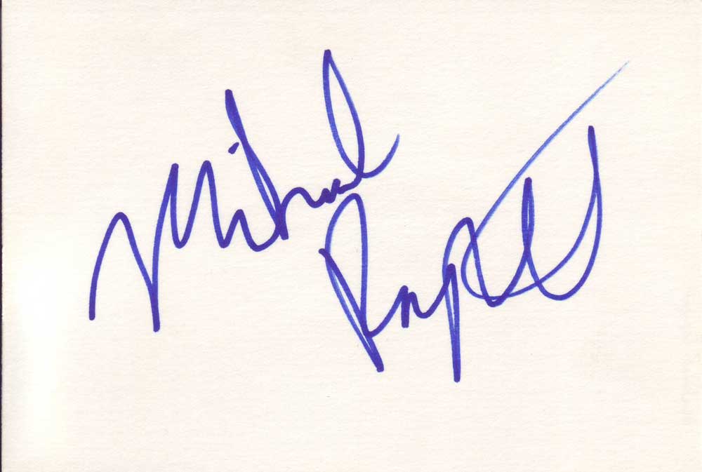 Michael Rapaport Autographed Index Card