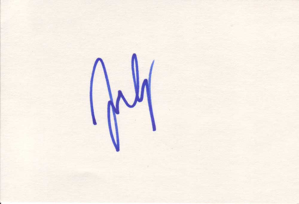 Mickey Dolenz Autographed Index Card
