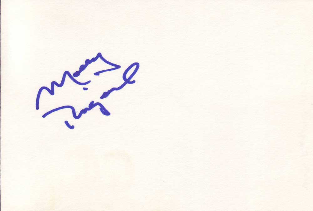Molly Ringwald Autographed Index Card