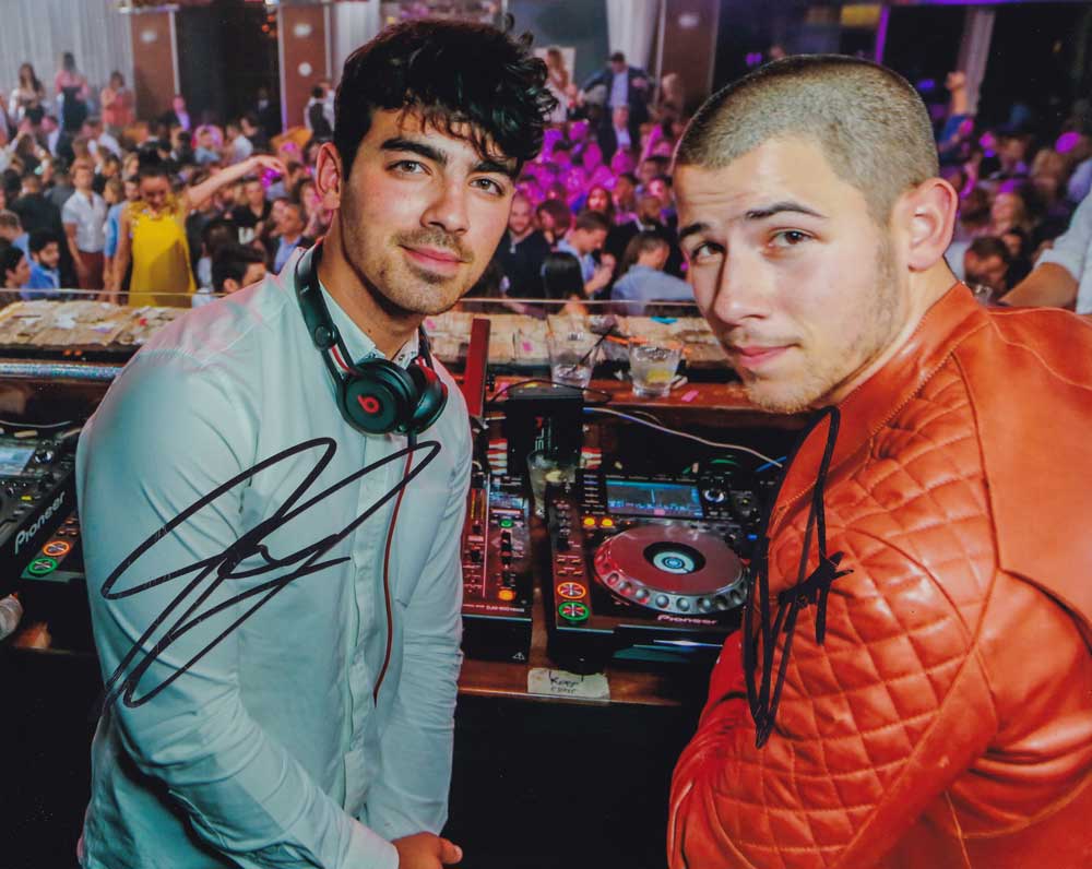 Nick and Joe Jonas In-person Autographed Photo
