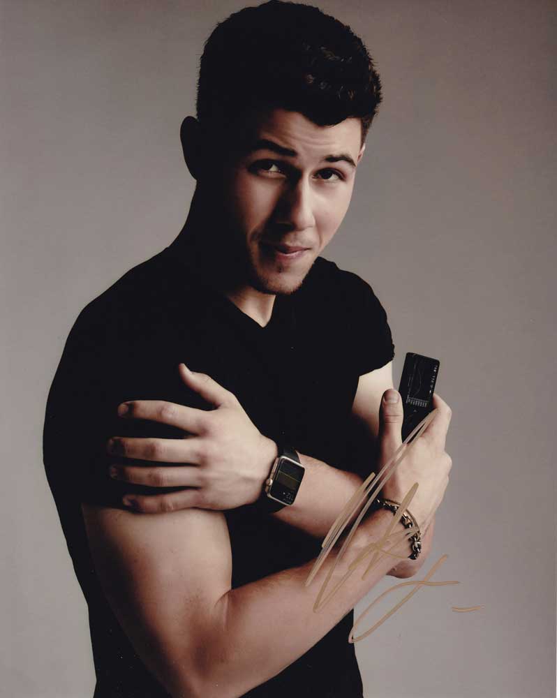 Nick Jonas in-person autographed photo