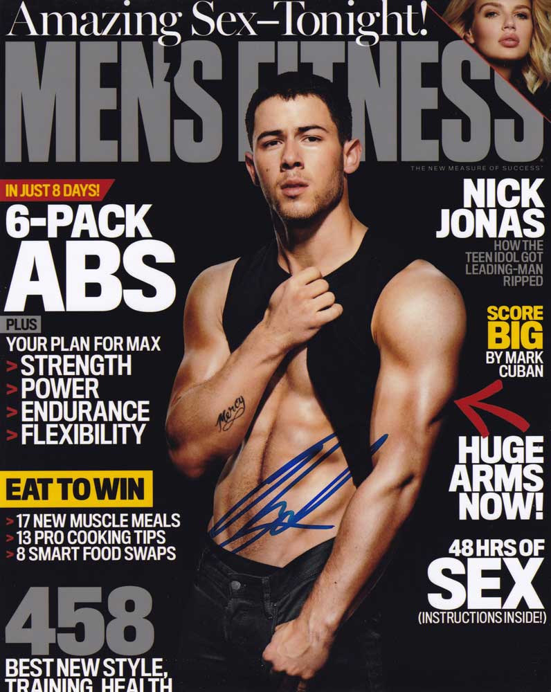 Nick Jonas in-person autographed photo