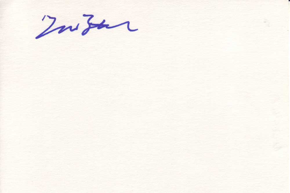 Nick Stahl Autographed Index Card