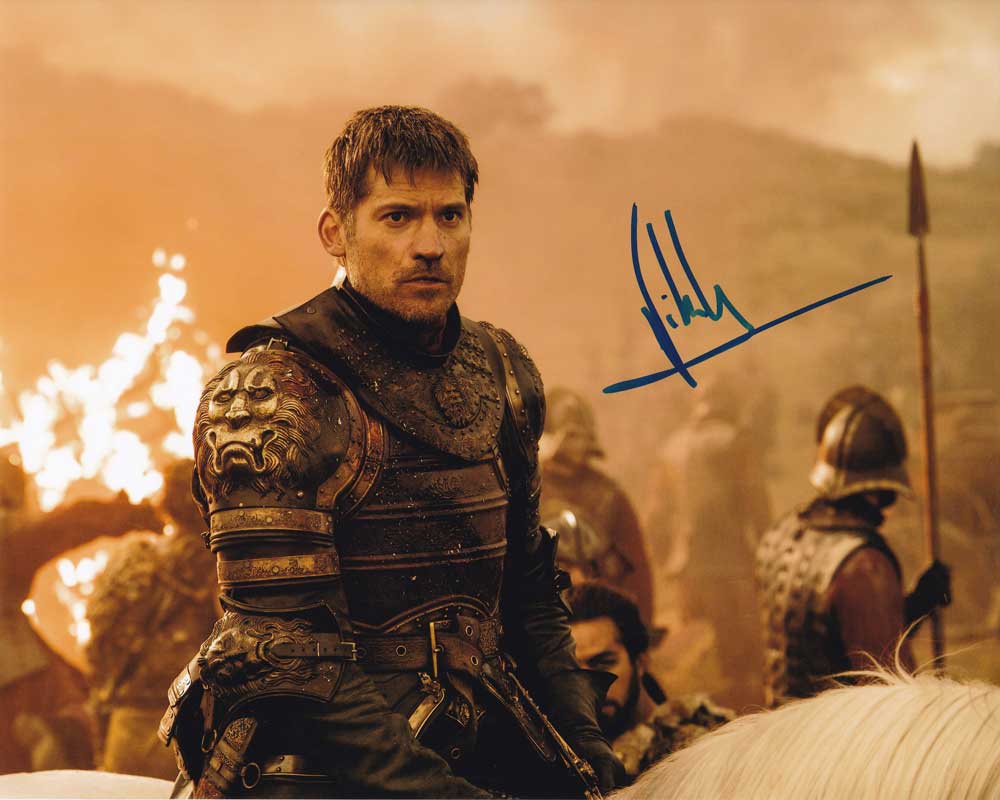 Nikolaj Coster-Waldau in-person autographed photo
