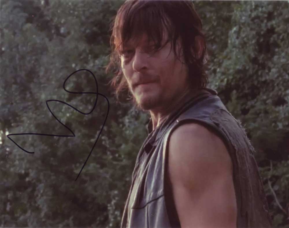 Norman Reedus In-person Autographed Photo The Walking Dead