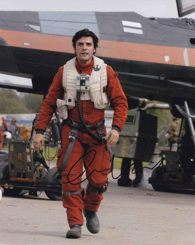 Oscar Isaac in-person autographed photo