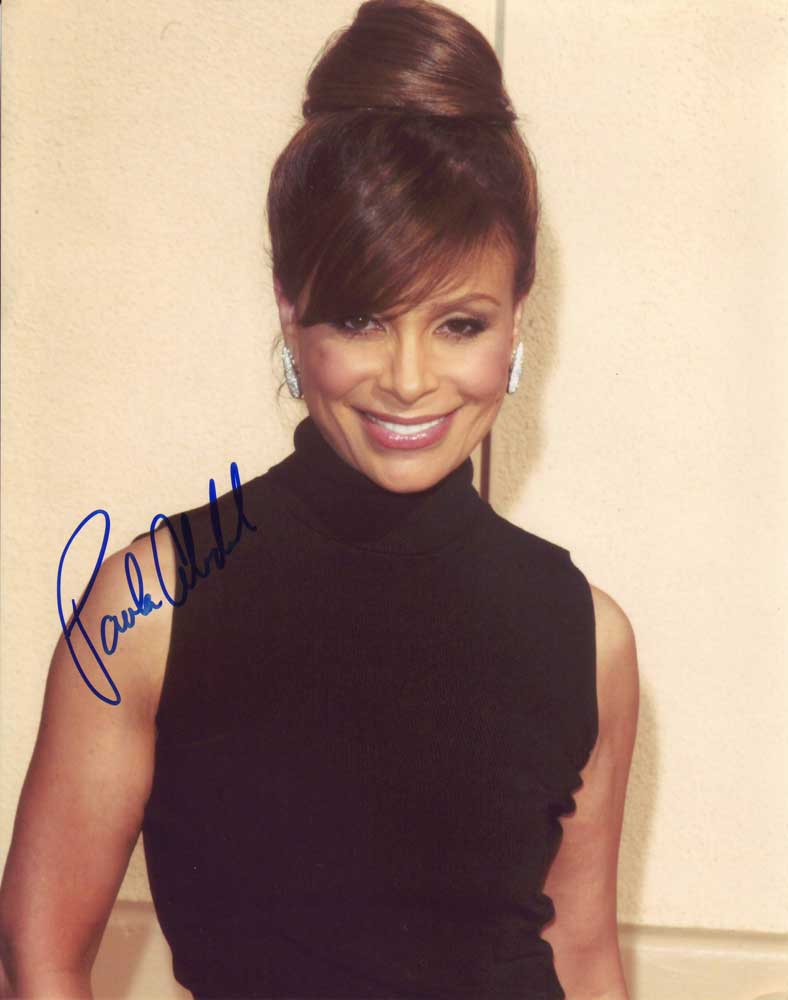 Paula Abdul in-person autographed photo