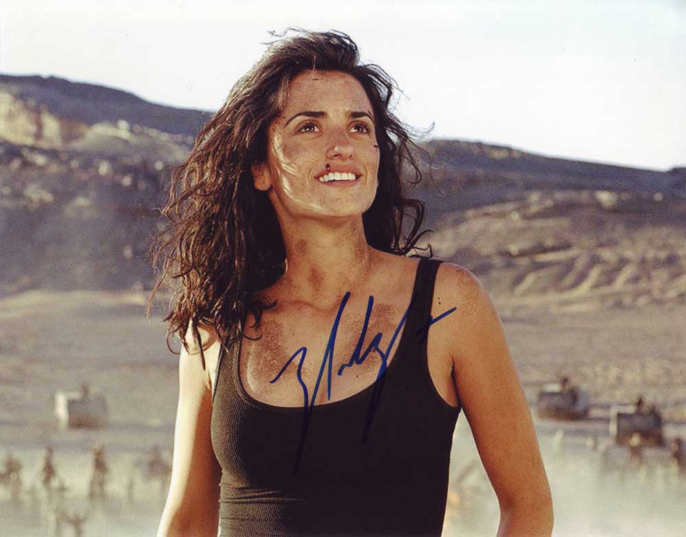 Penelope Cruz in-person autographed photo