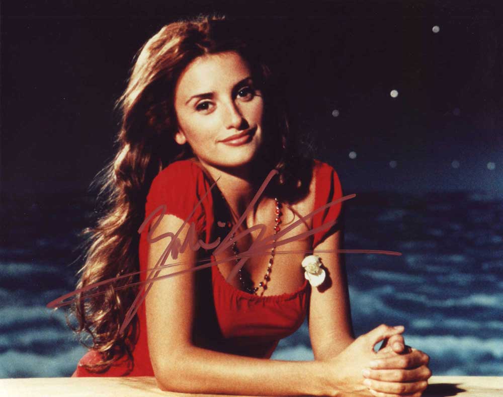 Penelope Cruz in-person autographed photo