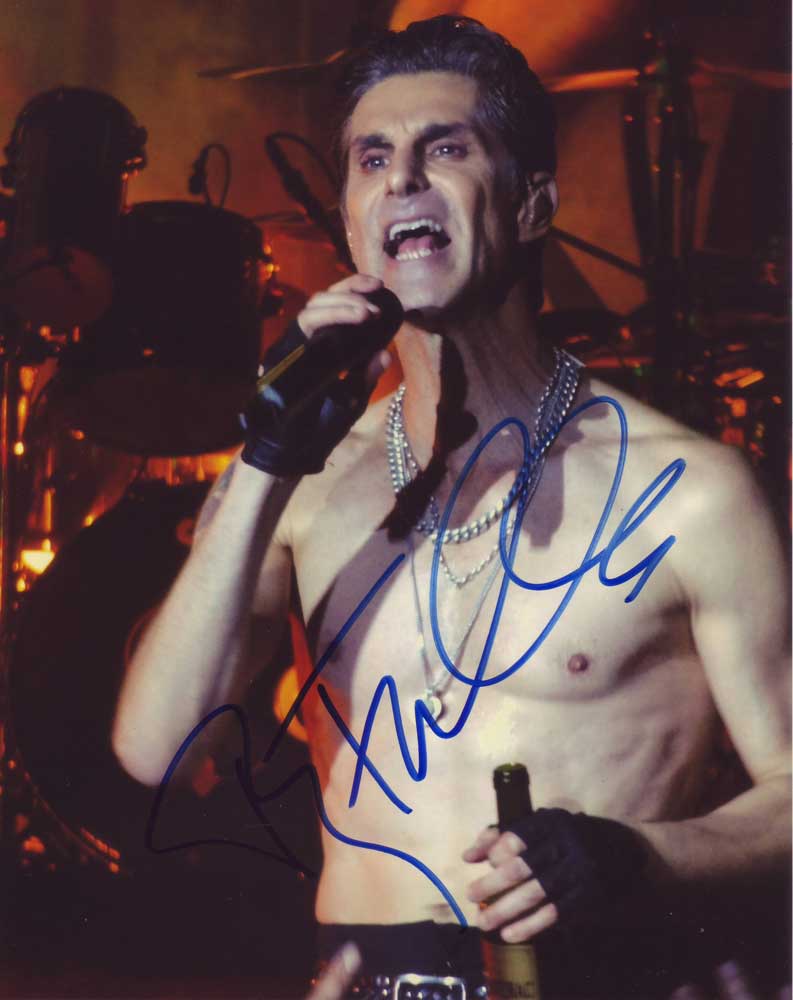 Perry Farrell in-person autographed photo