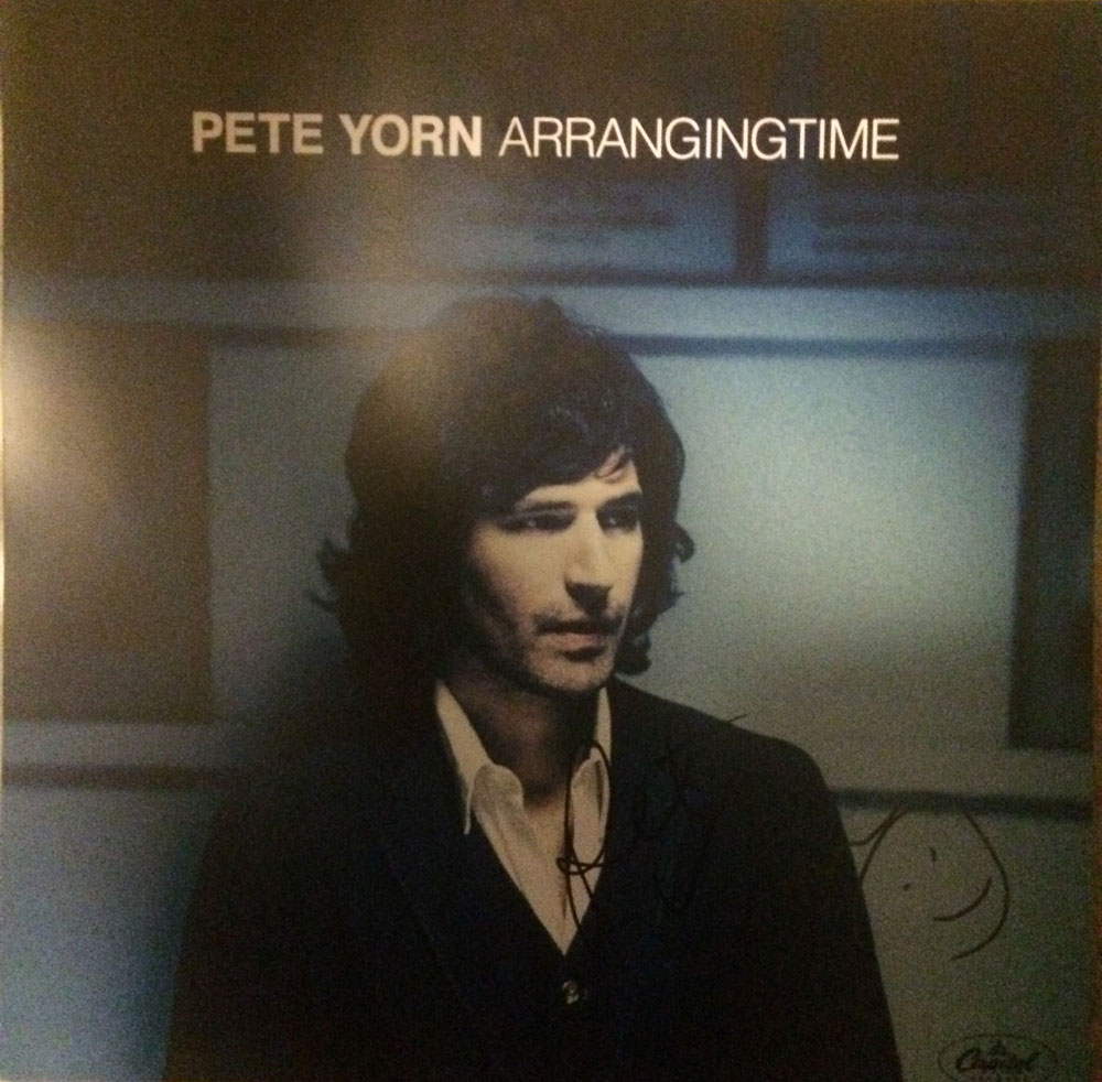Pete Yorn in-person autographed LP Flat