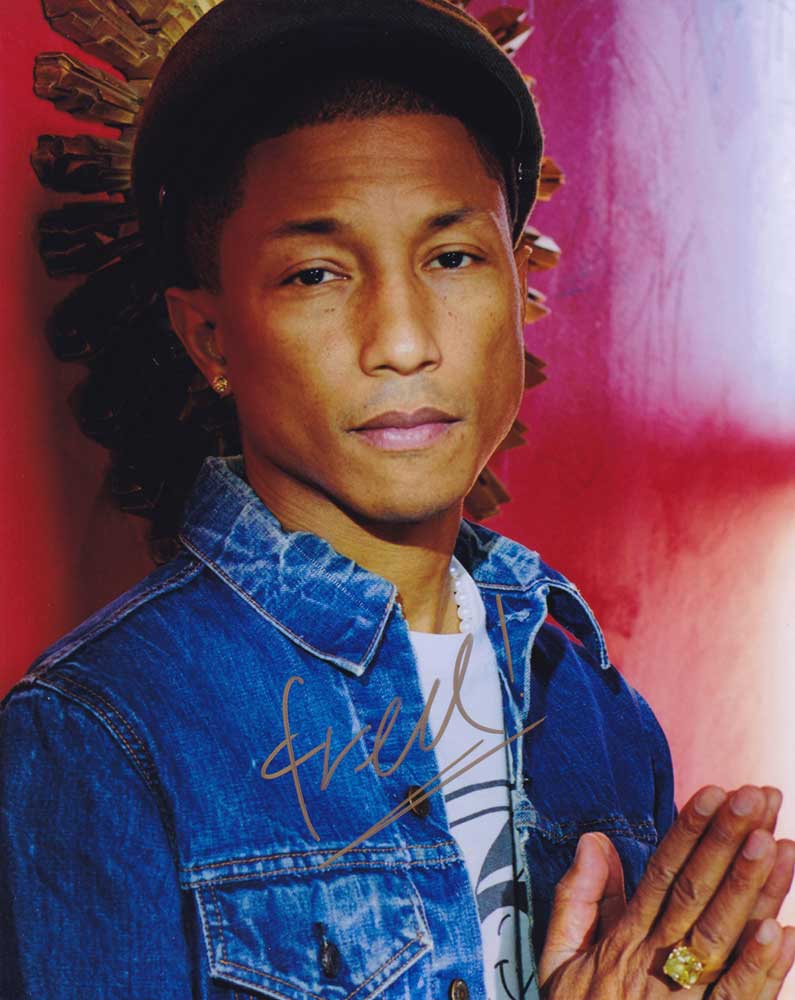 Pharrell Williams In-person Autographed Photo