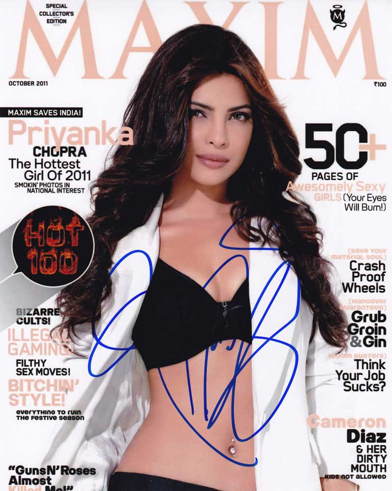 Priyanka Chopra in-person autographed photo