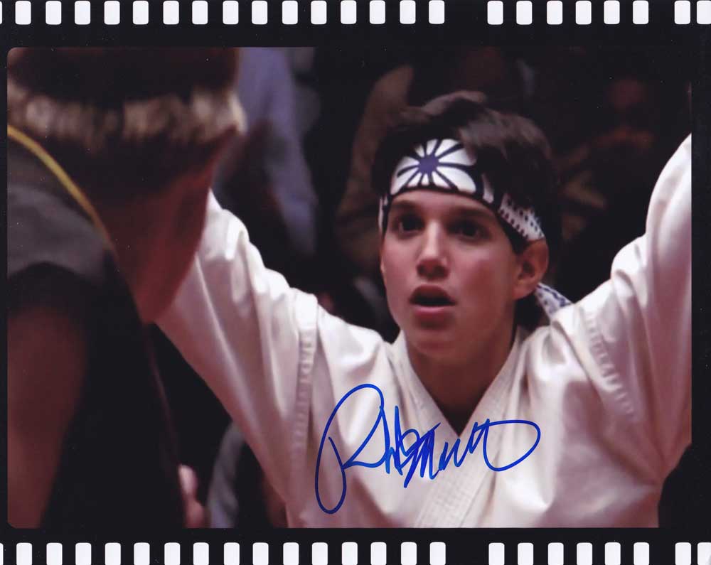 Ralph Macchio in-person autographed photo Karate Kid