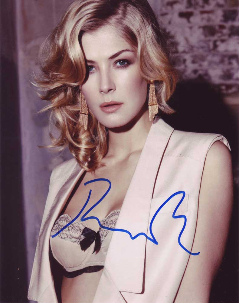 Rosamund Pike in-person autographed photo
