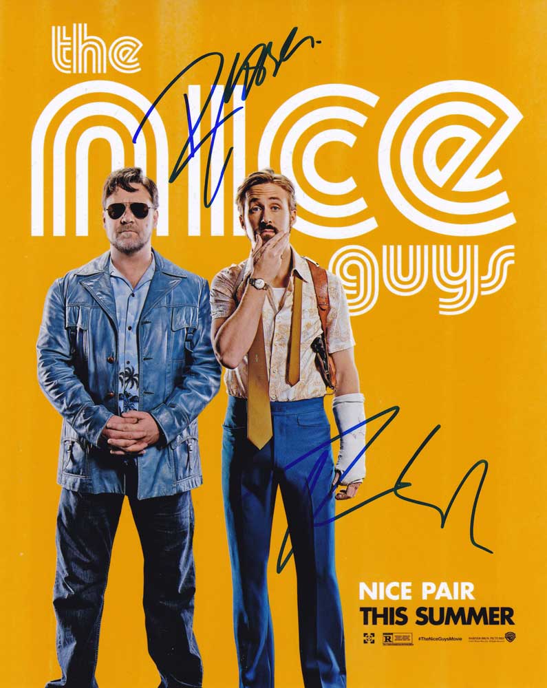 The Nice Guys In-person autographed Cast Photo