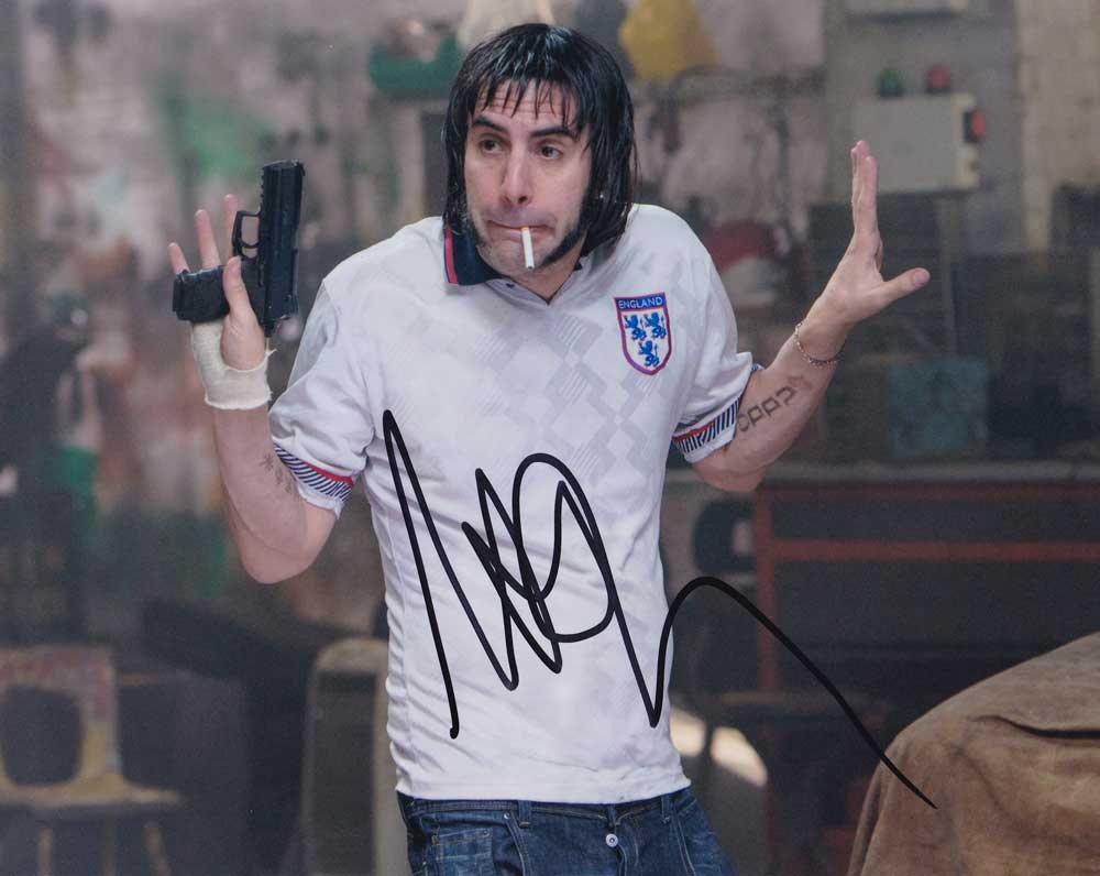 Sacha Baron Cohen in-person autographed photo