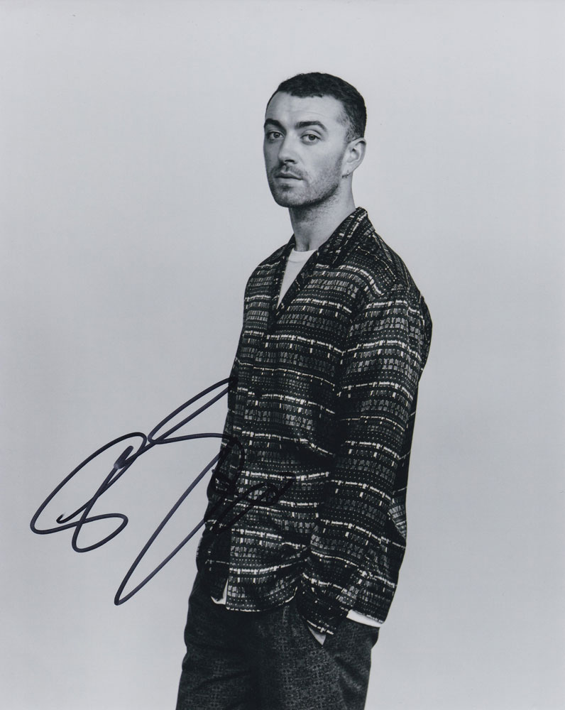 Sam Smith in-person autographed photo