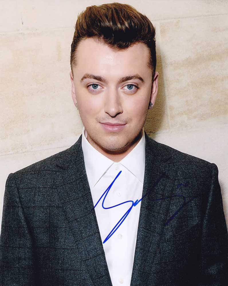 Sam Smith in-person autographed photo
