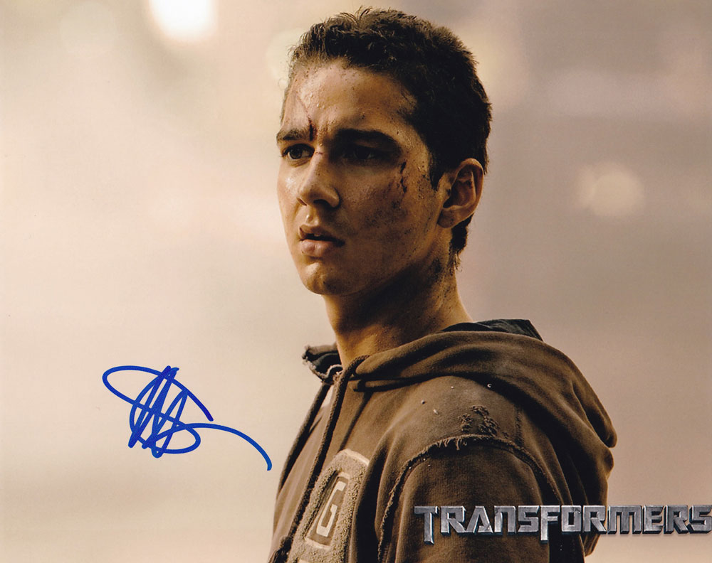 Shia LaBeouf in-person autographed photo
