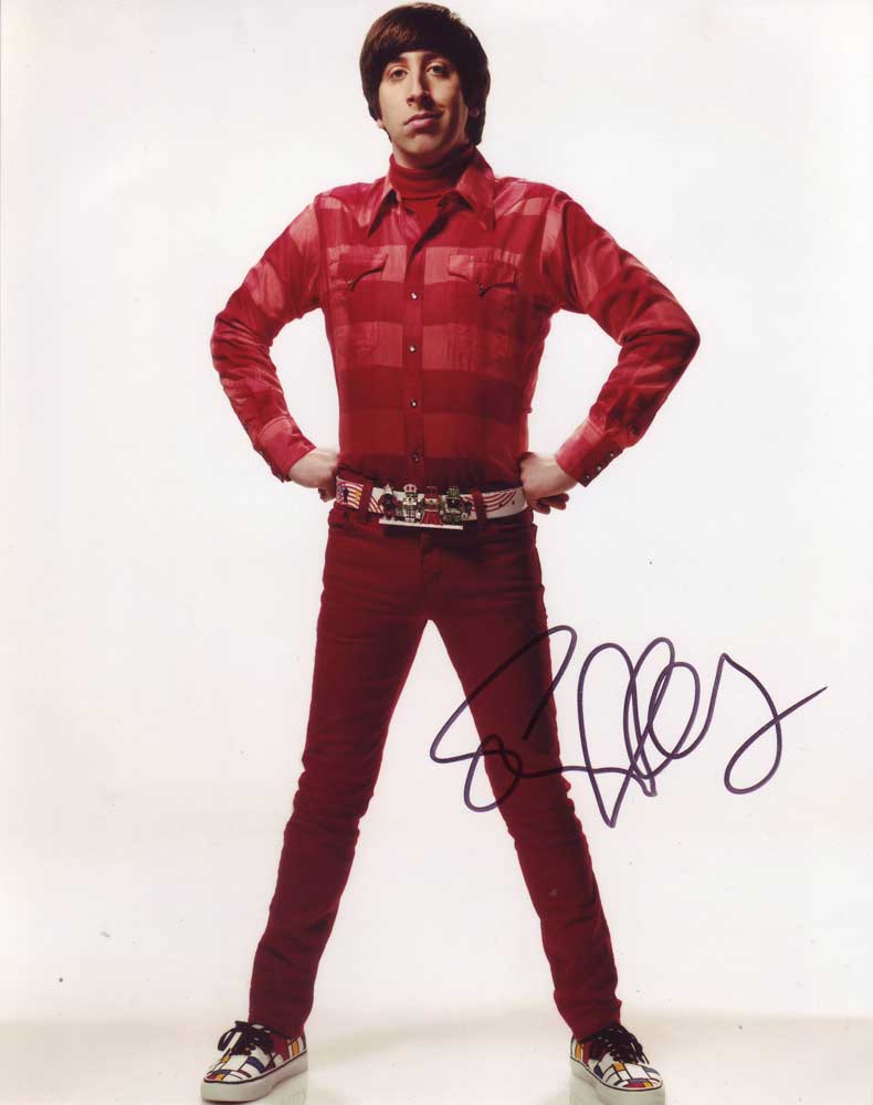 Simon Helberg in-person autographed photo