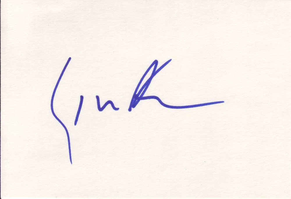 Sinbad Autographed Index Card