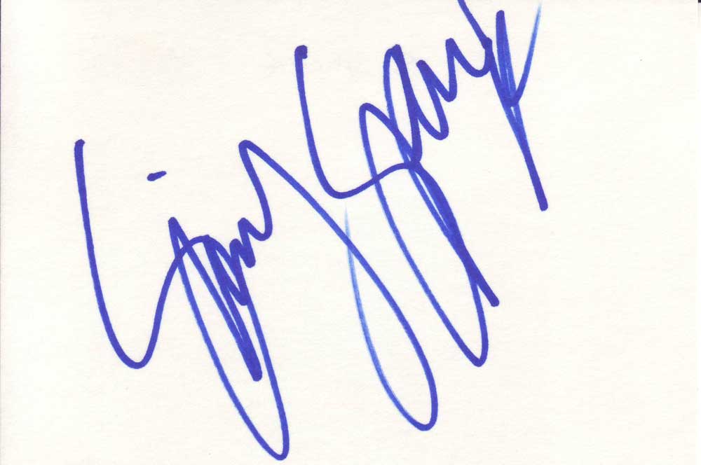 Sissy Spacek Autographed Index Card
