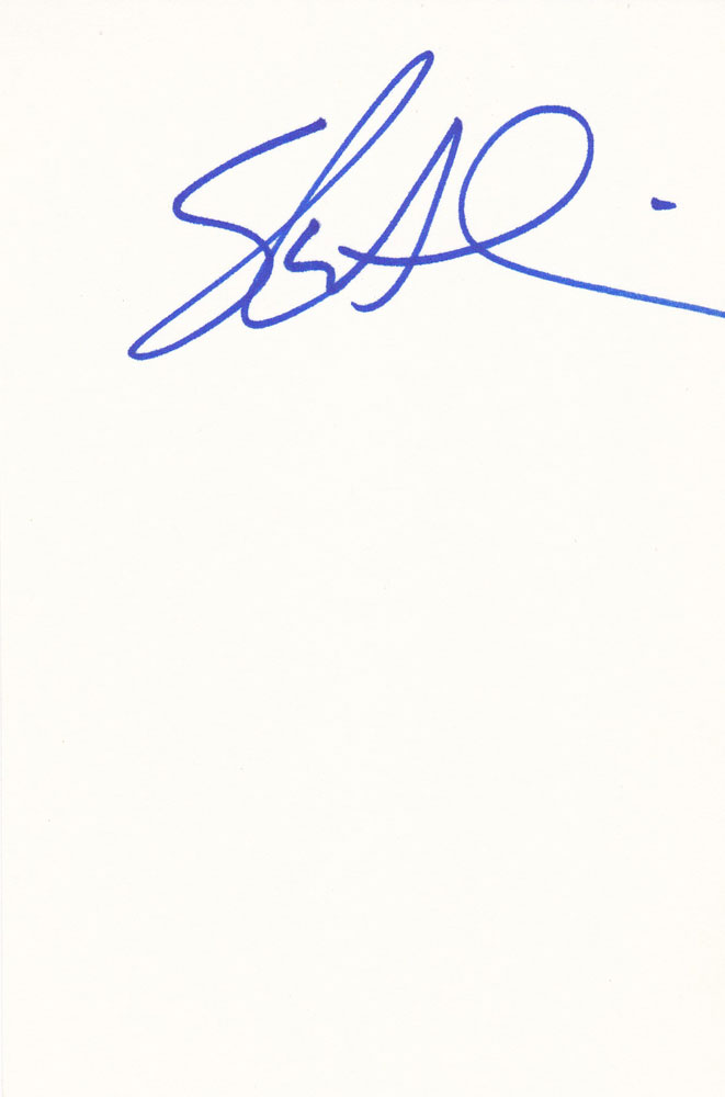 Skeet Ulrich Autographed Index Card