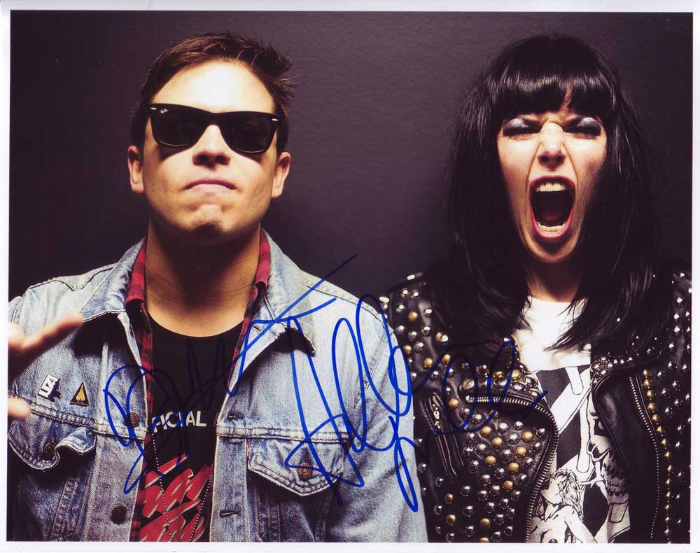 Sleigh Bells in-person autographed Band photo
