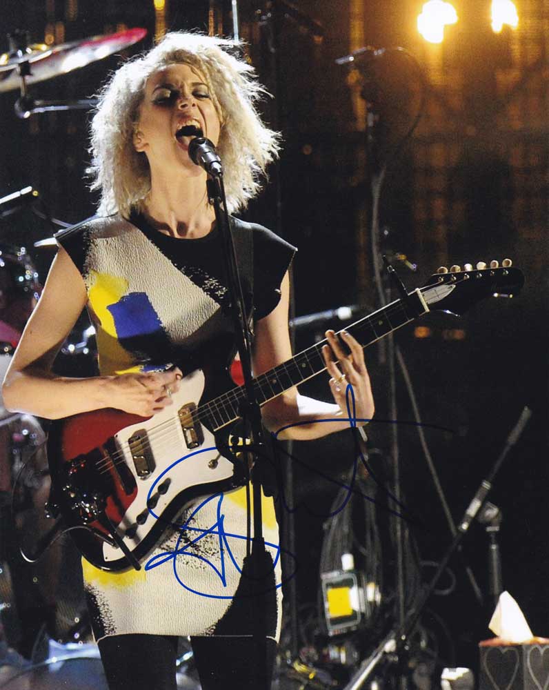 St. Vincent in-person autographed photo