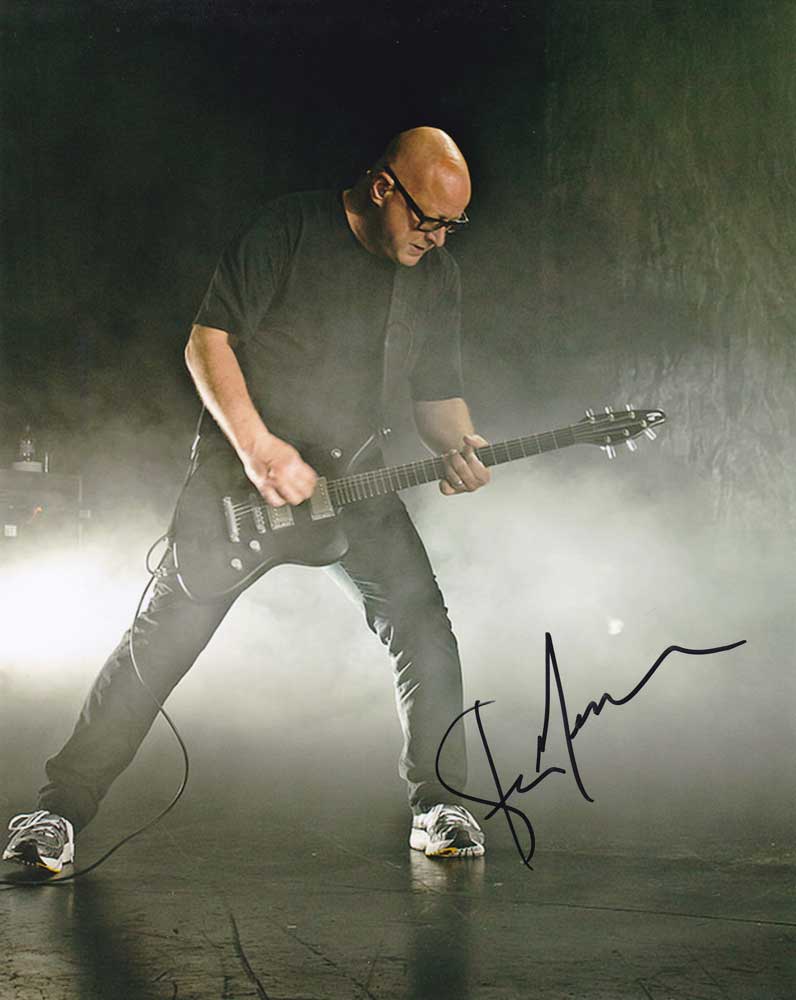 Steve Marker in-person autographed photo Garbage