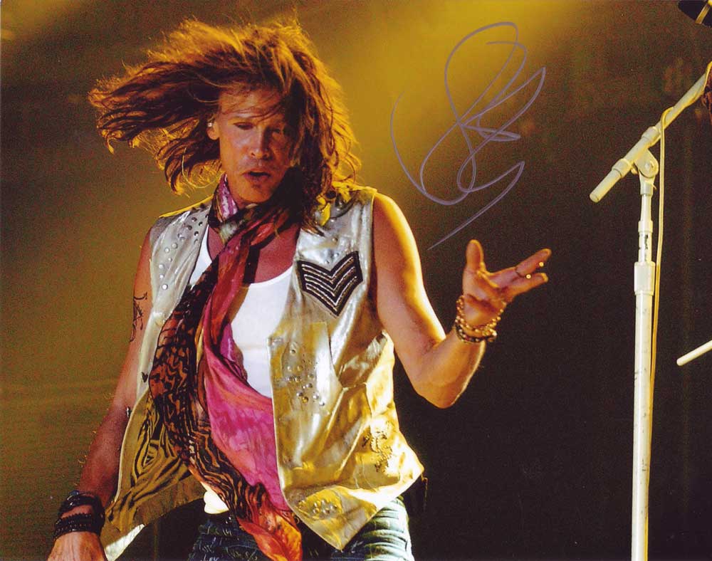 Steven Tyler in-person autographed photo Aerosmith