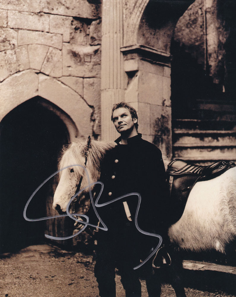 Sting In-person Autographed Photo