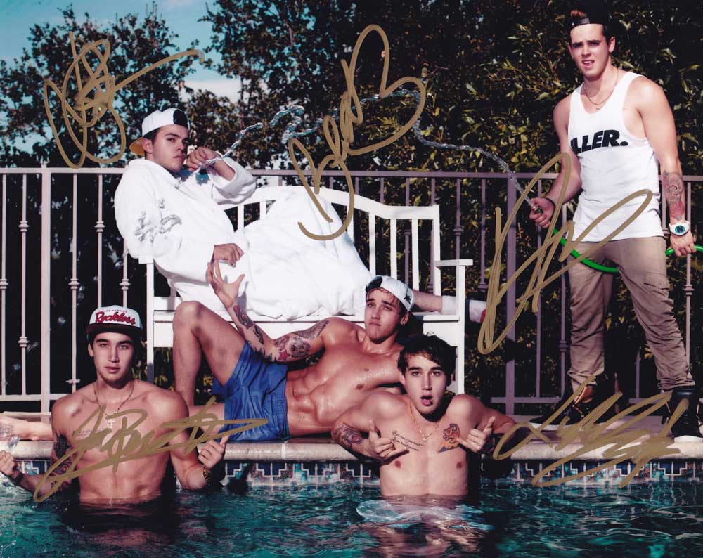 The Janoskians in-person autographed photo