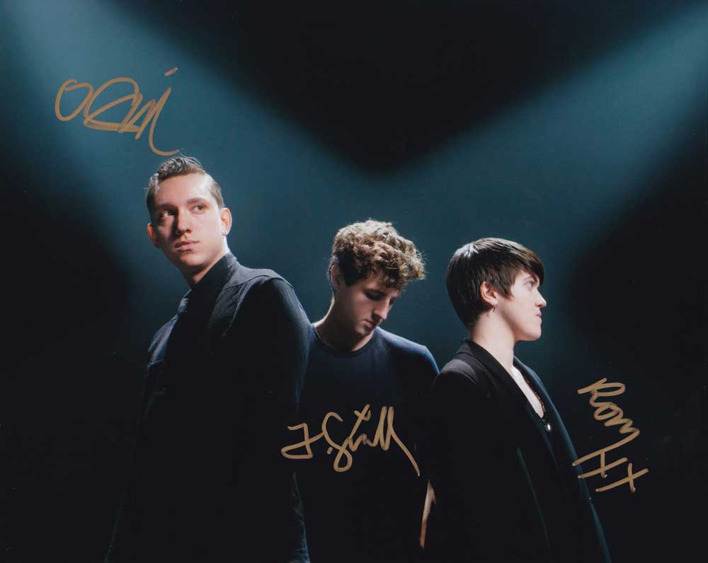 The xx in-person autographed photo